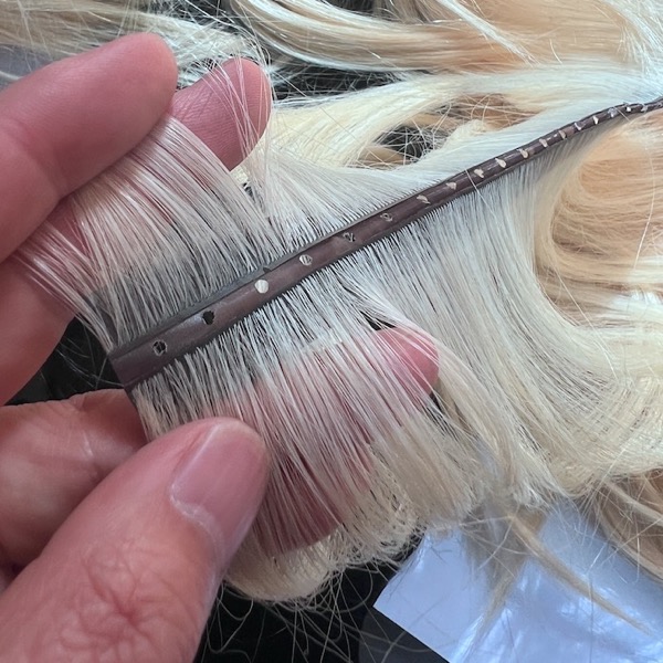 Hair extension craftsmanship and customization