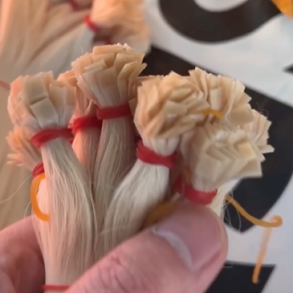 Hair extension craftsmanship and customization