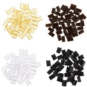 Nail-Shaped Keratin Bond Tabs for Hair Extensions