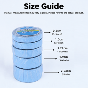 Blue Double-Sided Hair Extension Tape Roll – 3 yd