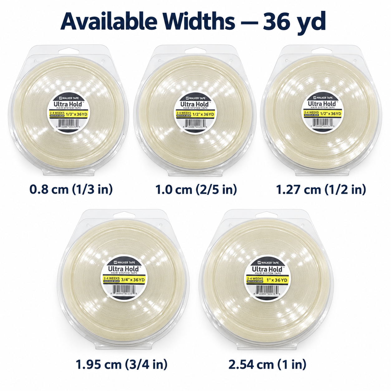 Ultra Hold Clear Double-Sided Hair System Tape – 36 yd